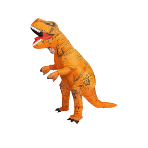 Inflatable Dinosaur Costume Adult&Kid, Blow Up Inflatable Trex Costume for Halloween Themed Party Cosplay Kids Size