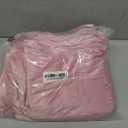 24 Pieces Spa Sleepover Party Supplies for Girls 6 Pink Spa Headband 6 Plush Sleep Eye Mask 6 Pink 18'' x 18'' Velvet Throw Pillow Covers 6 Tote Bags for Slumber Sleepover Party Favor Gift