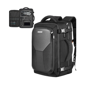 Mavic 3 Pro Case, Mavic 3 Case, Expandable Carry On Drone Bag for DJI RC/Pro/N1 Controller, Travel Large Capacity RC Pro Backpack Fits 17.3 Inch Laptop and DJI Fly More Combo Accessories
