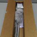 TVWOO Silver Wrap Around Curtain Rods:5/8 Inch Blackout Adjustable Window Curtain Rod for Bedroom Kitchen Apartment Renter Friendly,Room Darkening Curved Drapery Rods Easy Install,Antique Brown 28-48"