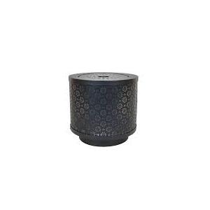 HD Designs Outdoors Small Metal Sunburst Water Fountain - Black