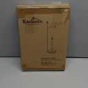 Toilet Paper Holder for Bathroom, Heavy Weighted Metal Free Standing Toilet Paper Holder Stand with Crystal Ball, Toilet Paper Roll Stand for Bathroom Accessories (Matte Black)