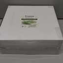 Rubtlamp 60 Green Plastic Plates, Hammered Clear and Gold Disposable Plates Include 30 Dessert Platos, 30 Dinner Platos for St. Patrick's Day