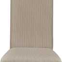 Waterproofs Elastics Chair Slipcover Spill Stretchable Polyester Blend Fabric for Home Office Hotel Use Comfortable Chair Covers (Khaki)