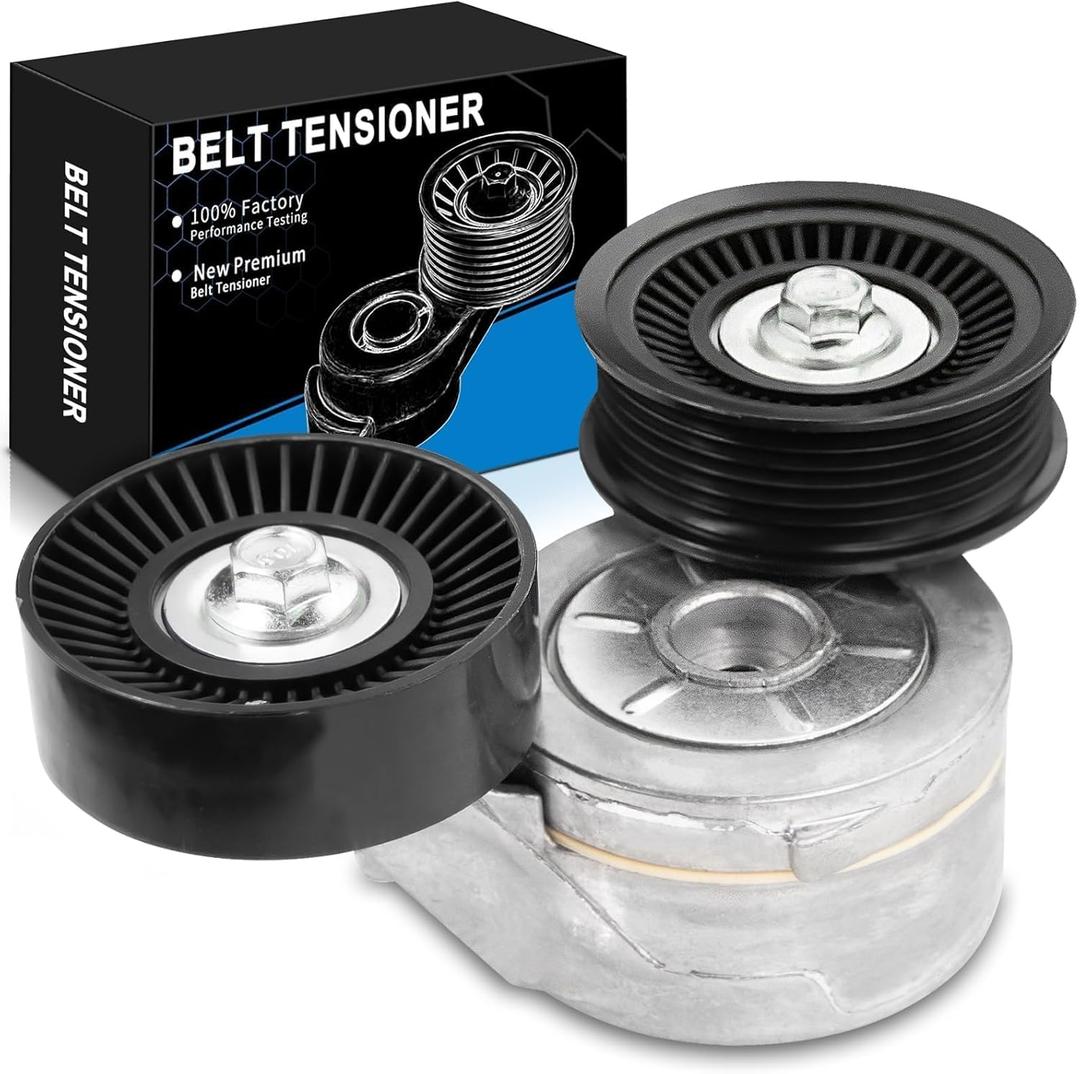 Belt Tensioner Assembly with Pulley for:-Ram 1500 Dakota for:-Jeep Grand cherokee Commander Liberty for:-Dodge Durango Nitro for:-Mitsubishi Raider for:-Chrysler Aspen 3.7L 4.7L V8 OE# 39120
