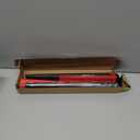 2 Pack Large Folding Hand Fans, Bamboo Handheld Rave Fan Wedding Fan Bamboo Frame Thickened Smooth Fabric for Cooling Decoration Women Men Gril Boy Gift, 13.8" Red