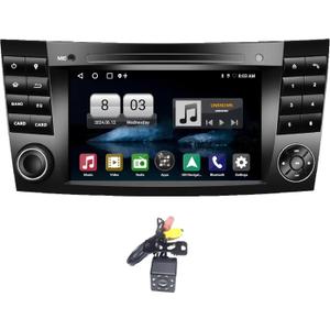 Android 14 Car Radio 7inch for Benz W211 W463 W209 W219, Wireless Carplay Android Auto, DSP+, Support 4G WiFi BT 5.0 GPS navi