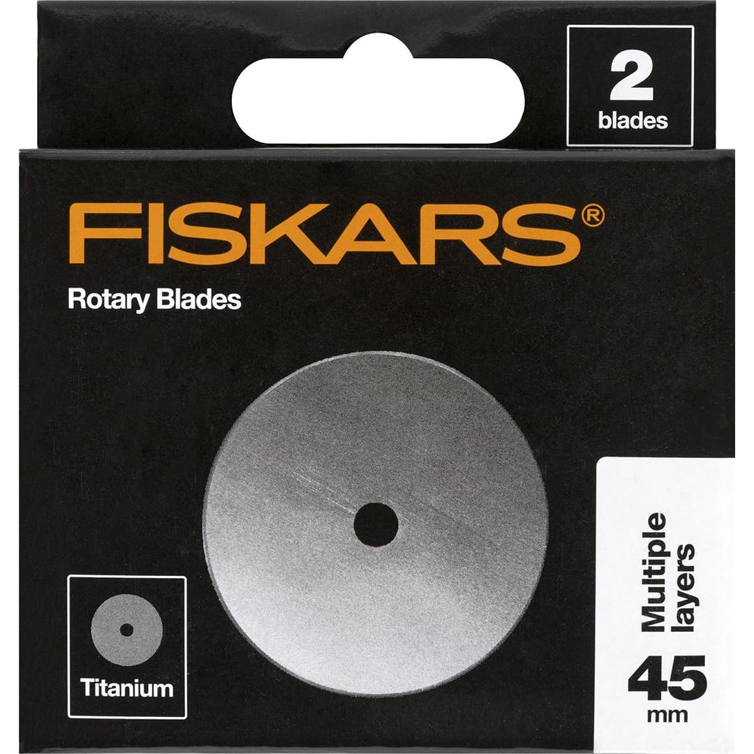 Fiskars 1065948 Rotary Blades, 45mm, Grey