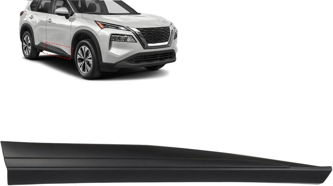 Front Right Passenger Side Lower Door Molding Trim Compatible with 2021-2023 Rogue 80870-6RR0A 808706RR0A