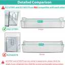 HRB171N6ASE Refrigerator Section Long Door Bin Compatible with Hisense Refrigerator Door Shelf HRB171N6BSE, HRB171N6AWE, HRB171N6ABE, MRB172N6AWE, RB17A2CWE. 26.65 in Full Width Door Bin K2137991.
