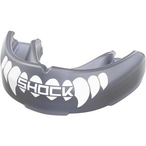Shock Doctor Mouth Guard for Braces, Upper Teeth Protection, Instant Fit, Adult & Youth Sizes