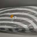 Vaukki Waterproof Outdoor Rug 9x12 Grey Striped Patio Mat