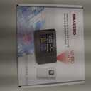 SMARTRO SC91 Projection Alarm Clock for Bedrooms with Weather Station, Wireless Indoor Outdoor Thermometer, Temperature Humidity Monitor Gauge Hygrometer