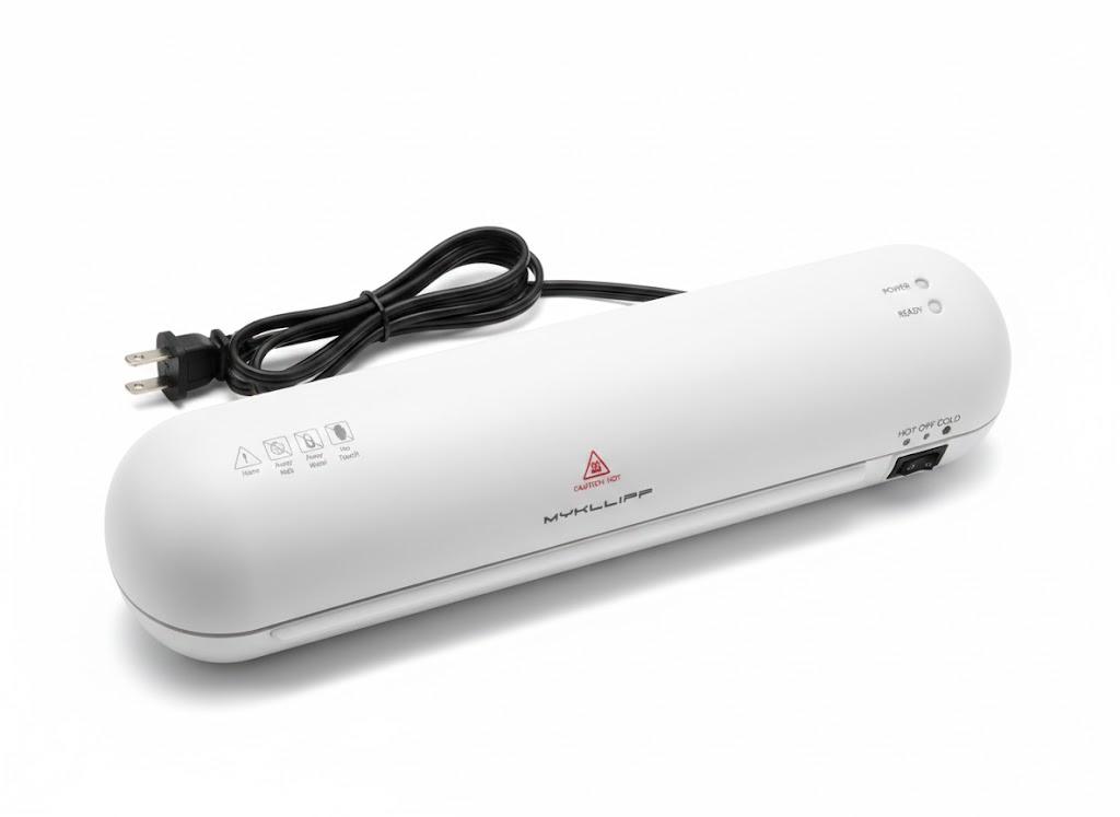 Laminator Machine 9-Inch Portable Thermal Laminater with Hot & Cold Modes, A4 Small Laminating Machine with ABS Jam-Release, 3-Min Warm-Up, 6-in-1 Photo Laminator Kit for Home and Class, White