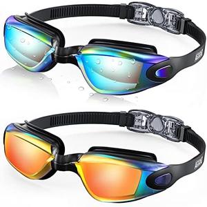 Aegend Swim Goggles, 1 Pack Swimming Goggles No Leaking Adult Men Women Youth
