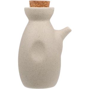 Cabilock Ceramic Soy Sauce Container Japanese Style Seasoning Pot Oil Dispenser with Lid Kitchen Condiment Bottle for Vinegar Spices 5.90X3.74X2.95In