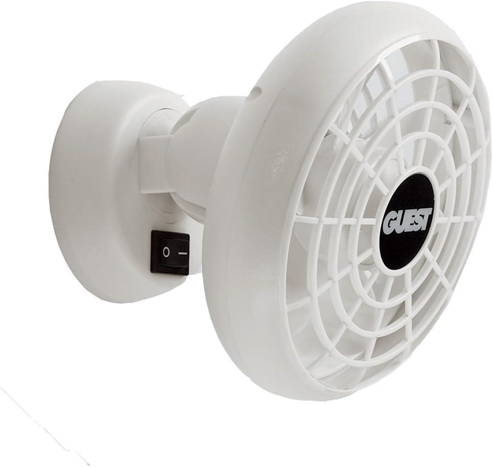 Guest 903-5 Marine Cabin Personal Fan (12-Volt), White