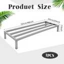 MorningRo 1 Pack Dunnage Rack 48" Long x 20" Wide, 7.9" Height