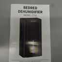 Dehumidifier, 95OZ Dehumidifier for Home 1000 Sq.Ft - Quiet with Auto Shut Off & Relaxing 7 Color Ambient Light,Ideal for Livingroom, Bedroom, Basement(Black)