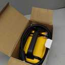 Tire Inflator Portable Air Compressor, 6X Fast 150PSI Air Pump for Car Tires, Cordless Car Motorcycle Balls Bike Pump, Tire Inflator Pressure Gauge, 12V Auto Shut-off Tire Pump, LED DisplayLight (Yellow)