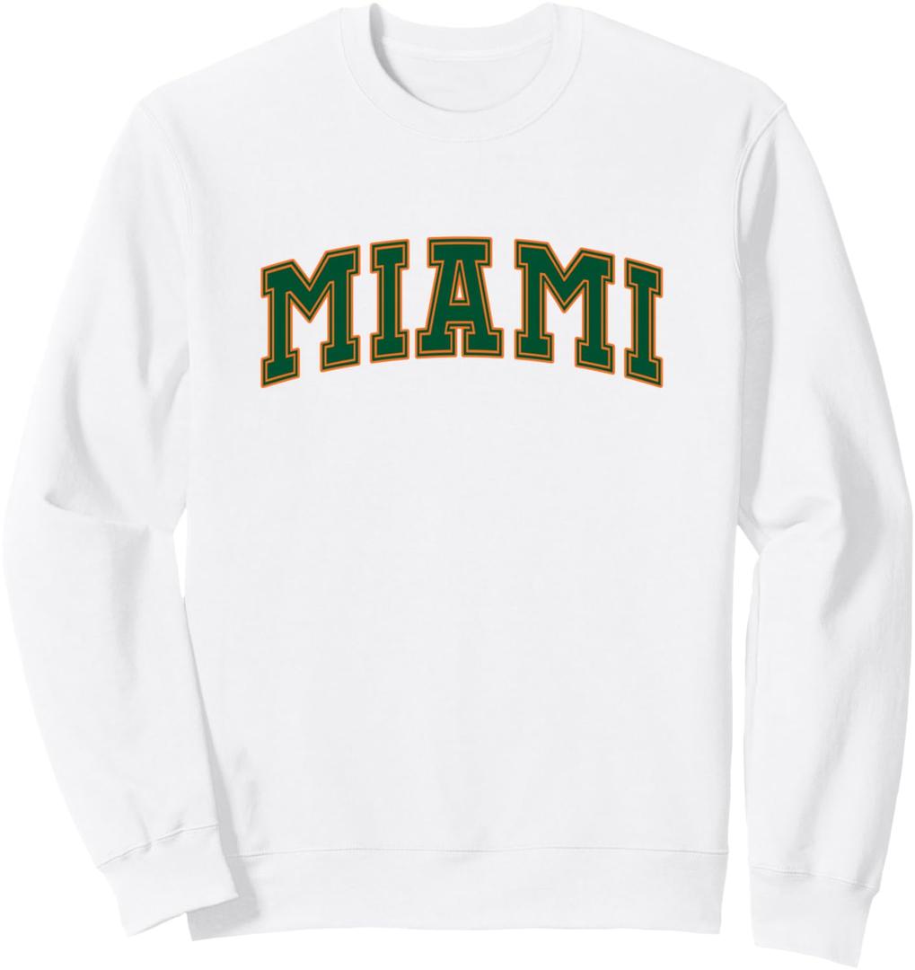MIAMI - Throwback Design - Classic Sweatshirt Small