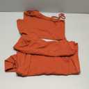 Pink Queen Women's One Shoulder Sleeveless Cutout Side Slit Bodycon Maxi Long Dress (Brown, Small)