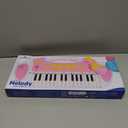 Love&Mini Piano Toy Keyboard for Kids - Birthday Gifts for 3 4 5 Years Old Girls Toys with 31 Keys and Microphone Musical Instrument Toys for Girls Gifts (Pink)