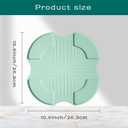 2 x Air Fryer Trivets Silicone for Ninja Crispi, Hot Pads Potholders for Ninja Crispi Airfryer Accessories, Heat-Resistant, Non-Slip, Protection for Countertop (Green)