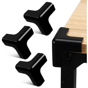 Veemoon Table Corner Protective Pads - 4 Pack Soft PVC Edge Guards for Baby Safety Easy Installation Universal Fit for Furniture