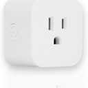 Enbrighten, White, Wi-Fi Smart Light Switch, Indoor Micro Plug-In, 1-Grounded Outlet, No Hub Required, 51511