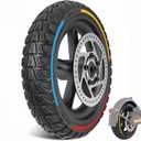 8.5x2.0 Inches Scooter Wheel Hub Tire with 110mm Disc BrakeFit for Xioami M365/1S, Fit for Gotrax GXL V2/ XR Elite/APEX MAX Electric Scooter, Off Road Solid Tire, Anti-explosion Tyre