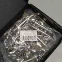 ERKOON 3.5 inch Double Ended Snap Hooks,110lbs Metal Clips Load Capacity Zinc Alloy Double Sided Clips Heavy Duty Trigger Snap for Dogs Leashes/Water Bucket/Horse Feed/Hammocks Bolt Snap (20 Pack)