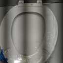 KOHLER 20110-0 Brevia, Slow Close Toilet Seat, Elongated Toilet Seat, Grip-Tight Bumpers Quick-Attach Hardware, White