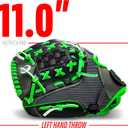 Franklin Sports Fastpitch Softball Gloves - Windmill Adult + Youth Fielding Gloves - 11" or 12" - Pink + Green (Green)