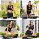 Weighted Vest for Men Women, No-Bounce 6LB Weights Vest with Adjustable Buckles & Reflective Stripes | Weight Vest for Walking Running Hiking Workout