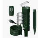 Outdoor wireless remote control outlet