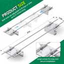 Yaocom Slide Staining Rack, Stainless Steel Microscope Rack, Adjustable Staining Rack Slide for Sinks Laboratory Up to 21"
