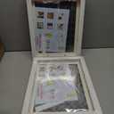 11x14 Kids Art Frames - Set of 2, White Artwork Frames for Kids Art, Front-Opening Art Frames for Kids Art Display, Perfect for Showcasing Artwork, Certificates & Photos