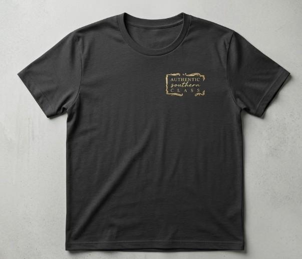 Men's Authentic Southern Class T-Shirt, Black, Large