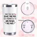 2 x New Mom Gifts for Pregnant Women, 20 Oz Stainless Steel Tumbler Set Funny Dog Mom Pregnancy Gift for Expecting Mom, Mother to be Gift for First Time Moms Wife Friend Mother Day Xmas Presents