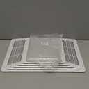 S97013662 Bathroom Fan Cover Grille and Lens Assembly Kit for Broan Nutone Exhaust Fan Cover 655, 656, 657, 659, 695, 696, HFL695 Bathroom Fan Cover, Replaces 97013662