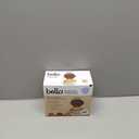 bella Snack-n-Store Mini Waffle Maker, EverGood Ceramic Nonstick Coating, Cord Wrap, Ready Indicator Light & Cool Touch Handles, Stackable Design & Customizable Plates, 350 Watt, Oatmilk