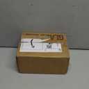 JUVITUS 2.5 oz / 75 ml Amber Glass Packer Bottle with Black Ribbed Lid (12 pack)