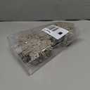 30PCS Christmas Glitter Snowflake Ornaments Plastic Snowflakes Ornaments-Xmas Tree Decorations,4.7-inch (Champagne Gold)