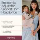 Ergobaby Upsie Sling Baby Carrier for Babies and Toddlers 6-48 Months (17-45 lbs) - 2-Position Ergonomic Baby Carrier with Front Storage Pocket, Hip-Healthy Positioning - Natural Beige