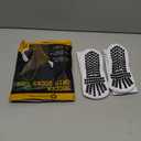 LUX Anti Slip Soccer Knee Socks,Non Slip Football/Basketball/Hockey Sports Grip Socks Black