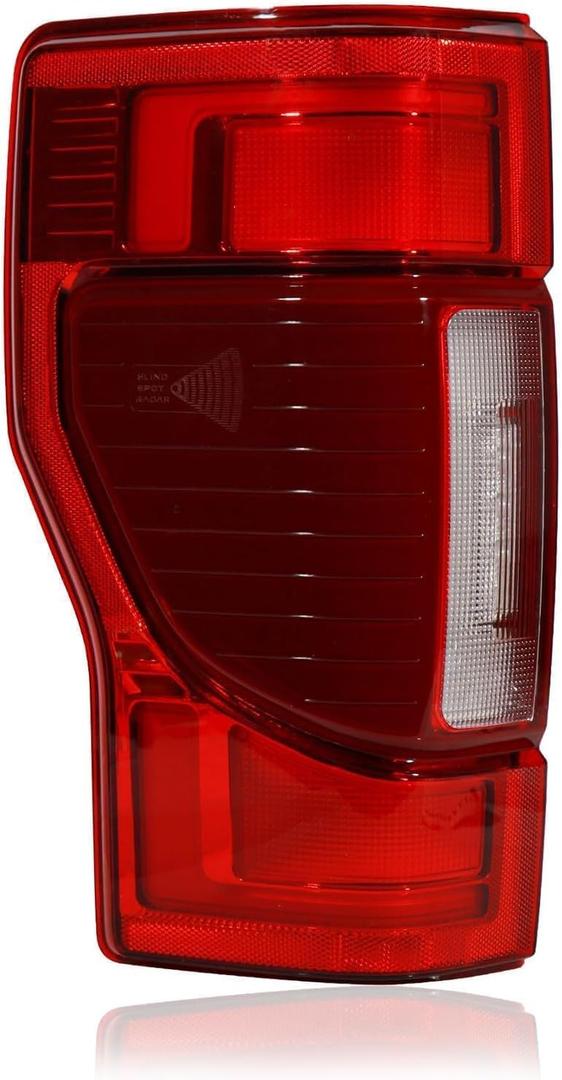 LED Tail Lights Assembly W/Blind Compatible with 2020 2021 2022 Ford F250 F350 F450 Super Duty,Left Driver Side Rear Light Taillights Replacement # LC3Z13405E FO2800282
