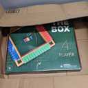 Large Shut The Box Game Wooden for 4 Players - Math Games -Family Games for Kids and Adults - 14-inch Close The Box Game 12 Numbers - Family Board Games, 8.86 x 8.86 x 1.34 inches