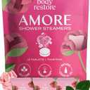 Body Restore Shower Steamers Aromatherapy 15 Pack Mothers Day Gifts for Mom, Spa Gifts for Women, Relaxation Self Care Premium Rose Essential Oil Tablets