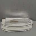 2 Pack Small Woven Basket with Gift Bags and Ribbons, Empty Decorative Gift Chest Box, Cute Baby Gift Basket for Nursery, Cotton Rope Room Shelf Storage Basket with Handles, All 12"x 8"x 5",White